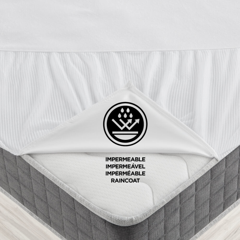 Protector de Colchón Impermeable con banda elástica