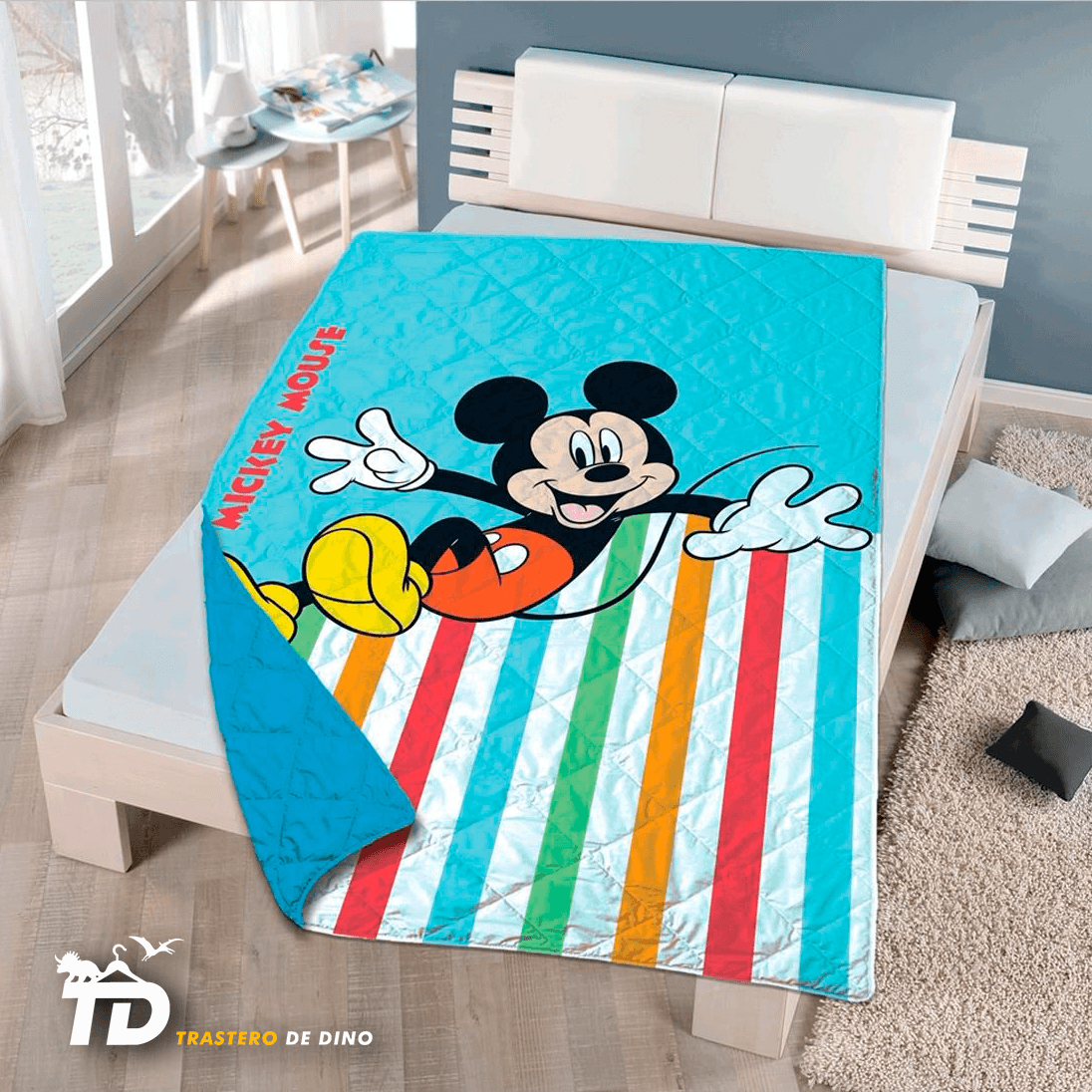 Colcha Bouti Disney Mickey Mouse 180x260cm