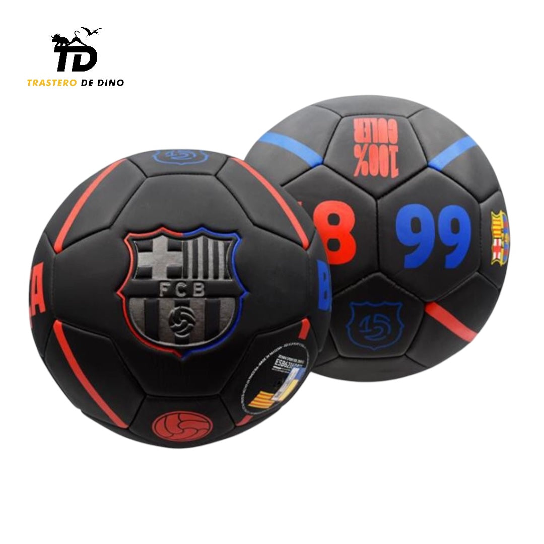 BALON DE FUTBOL FC.BARCELONA NEGRO OFICIAL