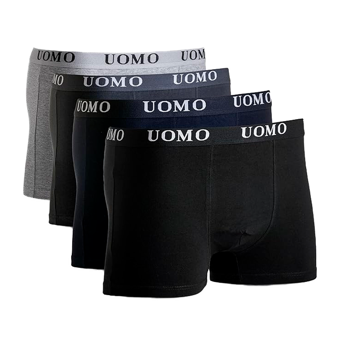 Pack de 4 Bóxers de Algodón