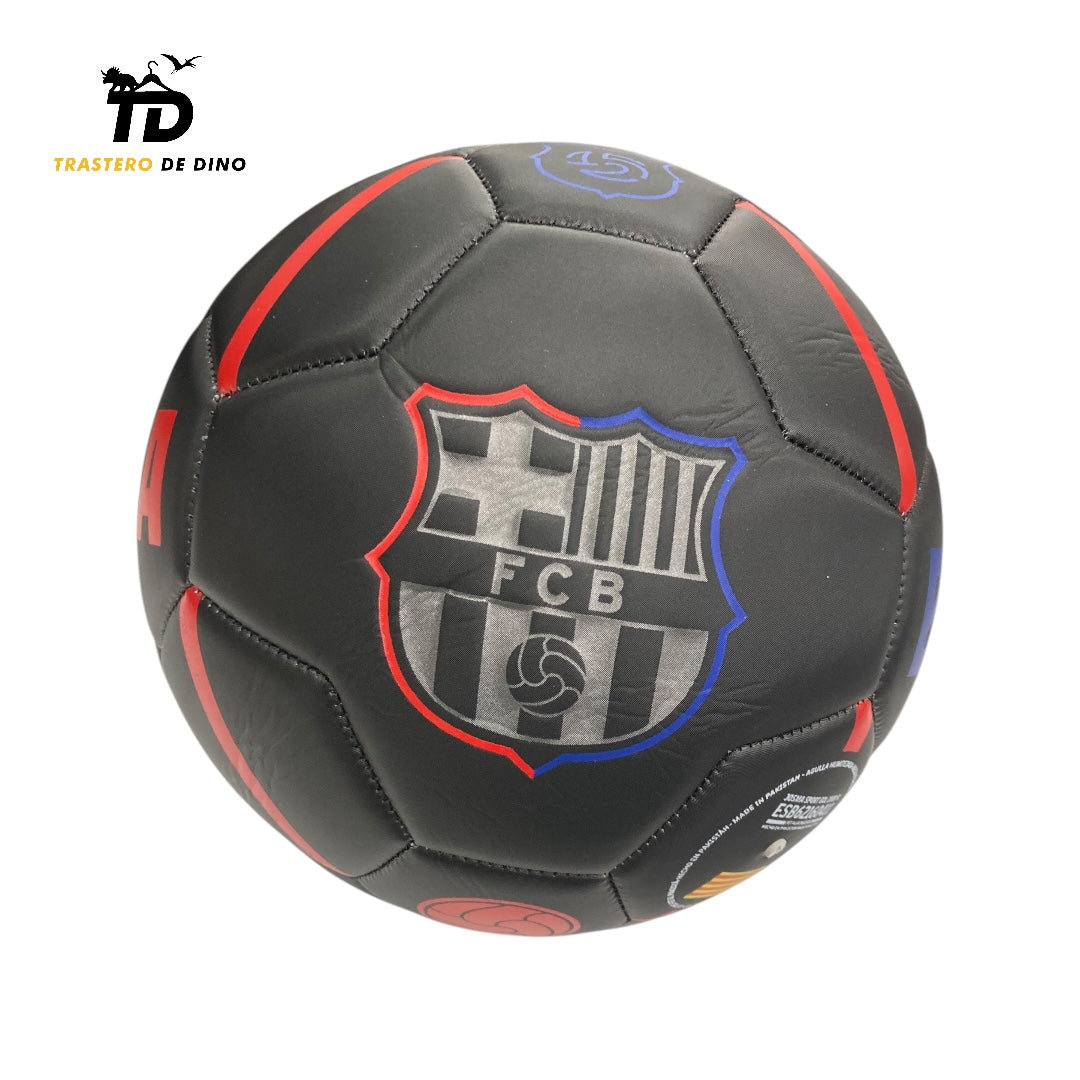 BALON DE FUTBOL FC.BARCELONA NEGRO OFICIAL