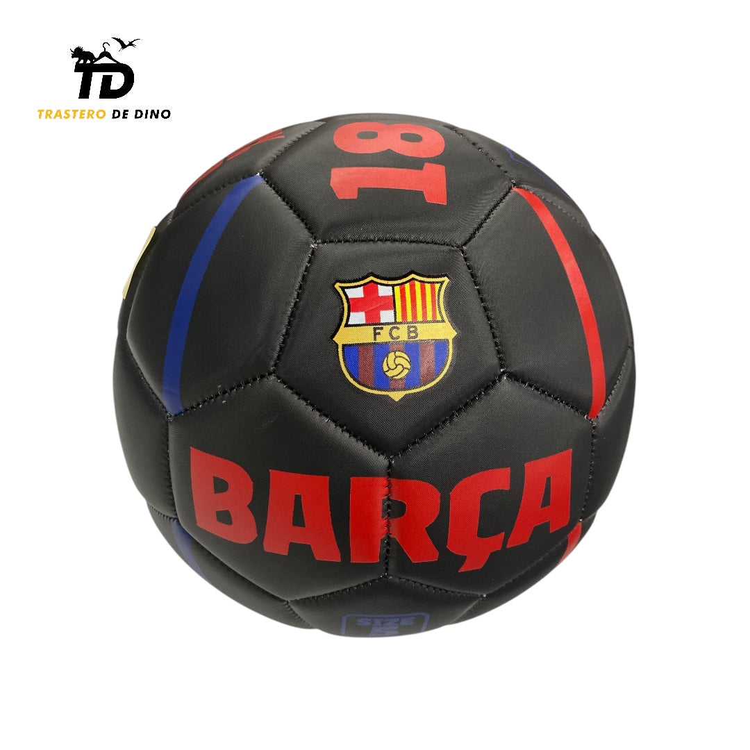 BALON DE FUTBOL FC.BARCELONA NEGRO OFICIAL