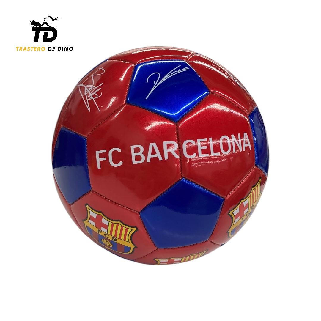 BALON DE FUTBOL FC BARCELONA ROJO OFICIAL