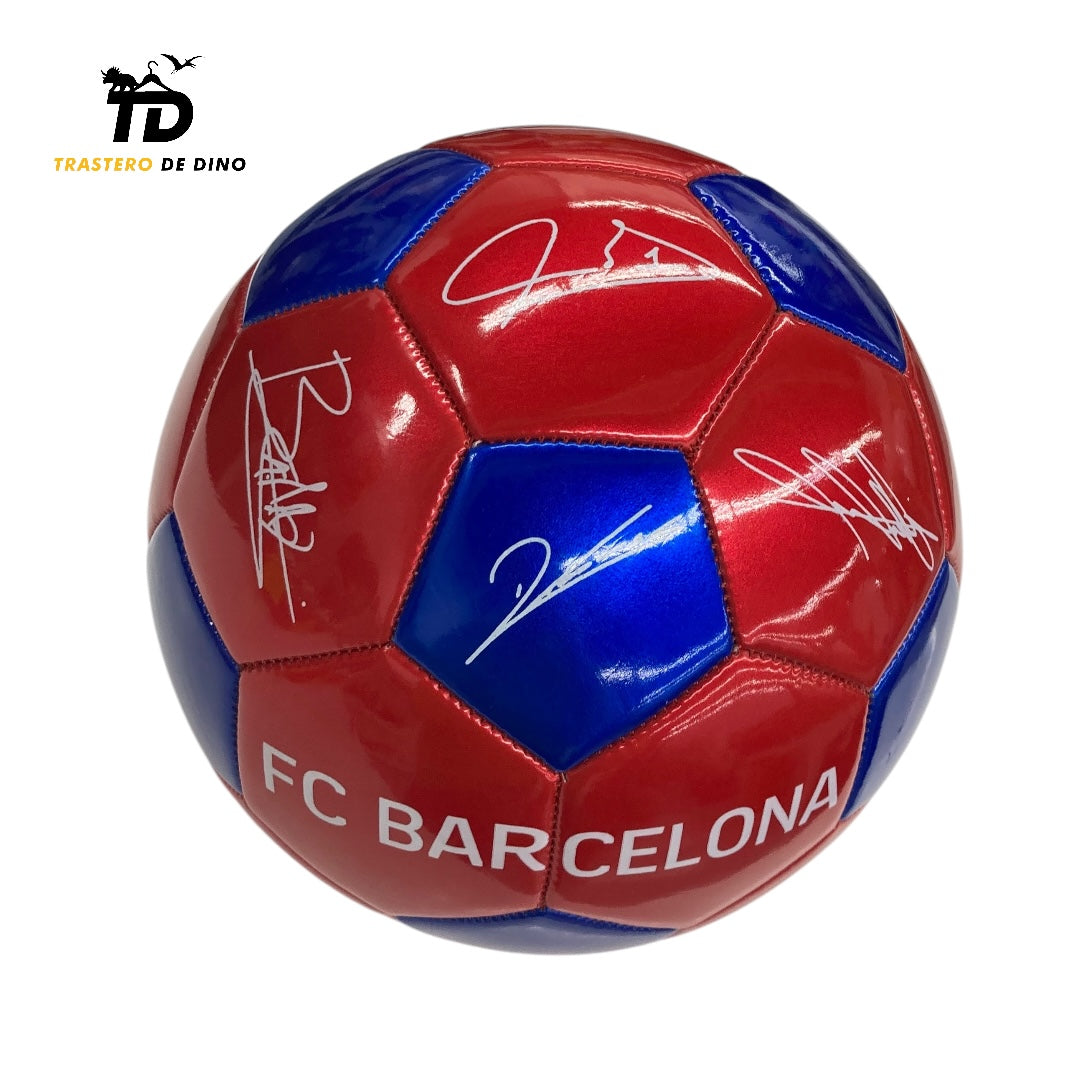 BALON DE FUTBOL FC BARCELONA ROJO OFICIAL