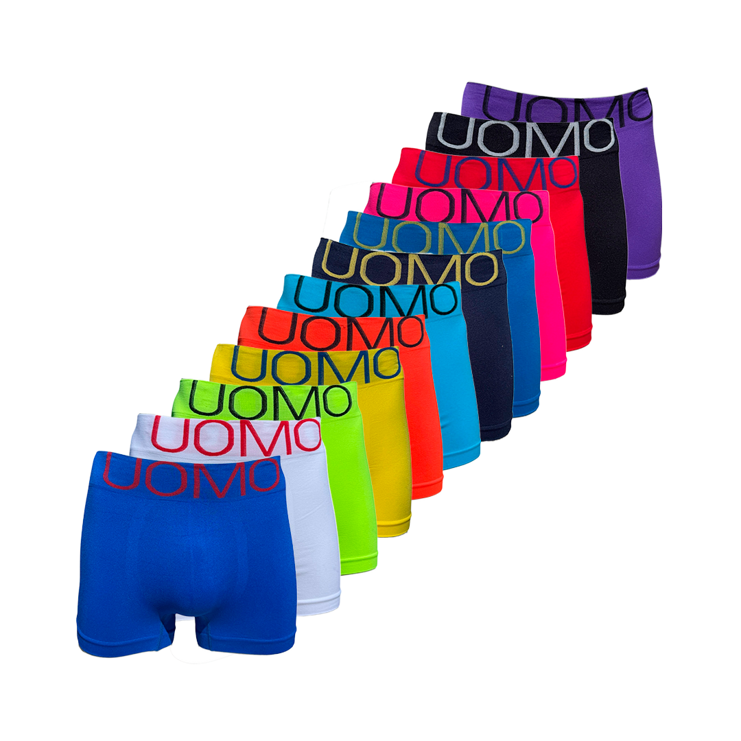 Pack de 12 Bóxers Licra Neón