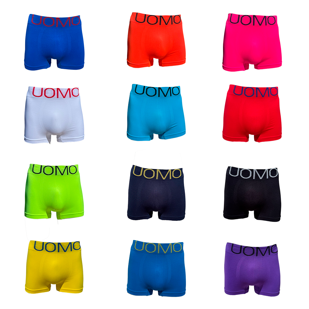 Pack de 12 Bóxers Licra Neón