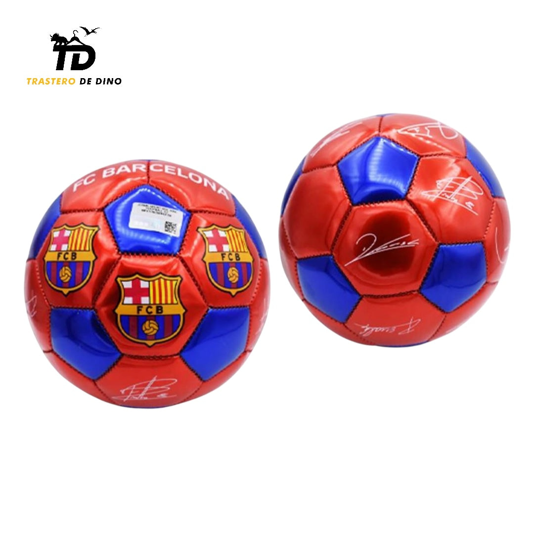 BALON DE FUTBOL FC BARCELONA ROJO OFICIAL