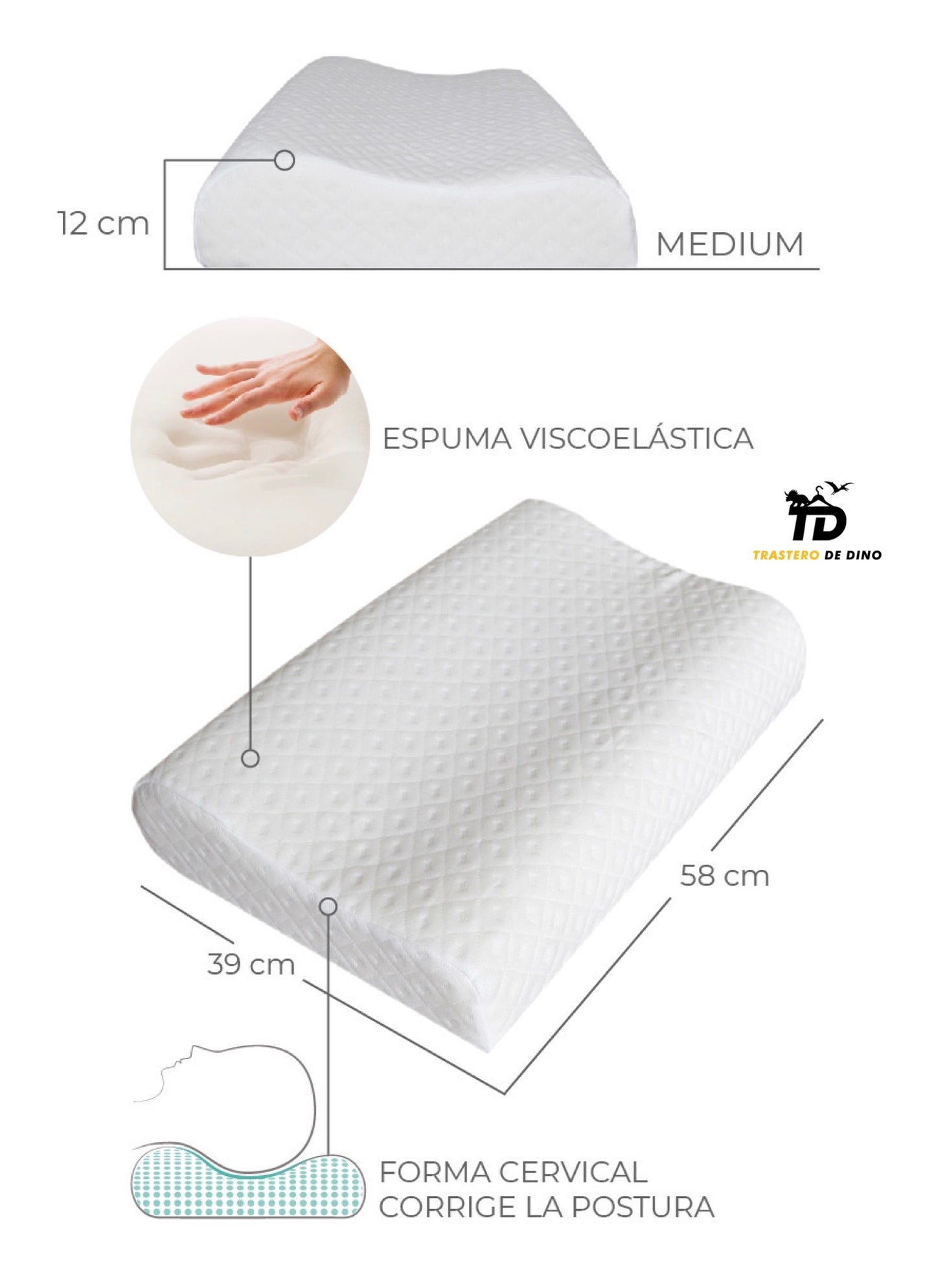 ALMOHADA VISCO ELASTICA